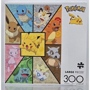 Buffalo Games Pokemon 300 Piece Jigsaw Puzzle Large Pieces Cartoons - Damage Box
